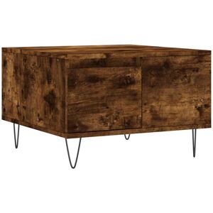Coffee Table Smoked Oak 55x55x36.5 cm Engineered Wood Vidaxl Coffee Table Smoked Oak 55x55x36.5 cm Engineered Wood Vidaxl