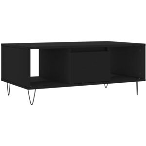 Vidaxl - Coffee Table Black 90x50x36.5 cm Engineered Wood Vidaxl - Coffee Table Black 90x50x36.5 cm Engineered Wood