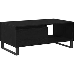 Coffee Table Black oak 90 x 50 x 36.5 cm Engineered wood Vidaxl Coffee Table Black oak 90 x 50 x 36.5 cm Engineered wood Vidaxl