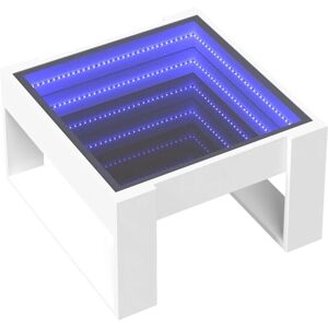 Coffee Table with Infinity led White 50x53x30 cm Vidaxl Coffee Table with Infinity led White 50x53x30 cm Vidaxl