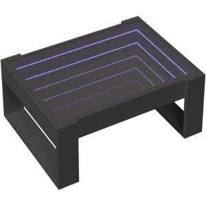 Coffee Table with Infinity led Black 70x53x30 cm Vidaxl Coffee Table with Infinity led Black 70x53x30 cm Vidaxl