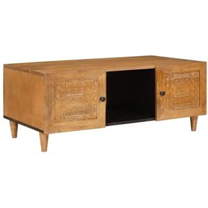 Coffee Table Light brown 100 x 54 x 40 cm Solid mango wood vidaXL Coffee Table Light brown 100 x 54 x 40 cm Solid mango wood vidaXL