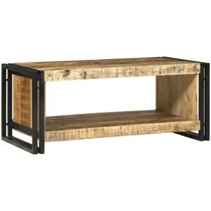 BONNEVIE Coffee Table,Center table,Low table Brown 90 x 50 x 38 cm Solid rough mango wood CFW93901 BONNEVIE Coffee Table,Center table,Low table Brown 90 x 50 x 38 cm Solid rough mango wood CFW93901