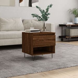 Coffee Table Brown Oak 50x46x50 cm Engineered Wood Vidaxl Coffee Table Brown Oak 50x46x50 cm Engineered Wood Vidaxl