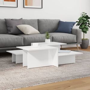 Coffee Tables 2 pcs High Gloss White Engineered Wood Vidaxl Coffee Tables 2 pcs High Gloss White Engineered Wood Vidaxl