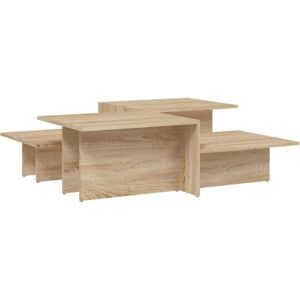 Coffee Tables 2 pcs Sonoma Oak Engineered Wood Vidaxl Coffee Tables 2 pcs Sonoma Oak Engineered Wood Vidaxl