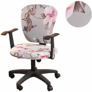 DEWDAT Computer Office Chair Covers Universal Stretch Polyester Washable Rotating Chair Covers Pink Chair Slipcovers DEWDAT Computer Office Chair Covers Universal Stretch Polyester Washable Rotating Chair Covers Pink Chair Slipcovers