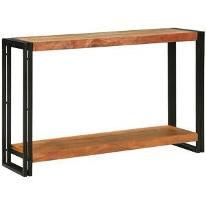 Console Table Brown 120 x 33 x 75 cm Solid acacia wood Vidaxl Console Table Brown 120 x 33 x 75 cm Solid acacia wood Vidaxl