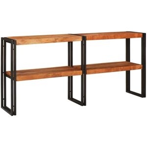 Console Table Brown 160 x 33 x 75 cm Solid acacia wood Vidaxl Console Table Brown 160 x 33 x 75 cm Solid acacia wood Vidaxl