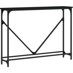 Console Table Black 102x22.5x75 cm Engineered Wood Vidaxl Console Table Black 102x22.5x75 cm Engineered Wood Vidaxl