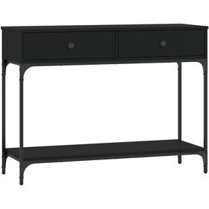 Console Table Black 100x34.5x75 cm Engineered Wood Vidaxl Console Table Black 100x34.5x75 cm Engineered Wood Vidaxl