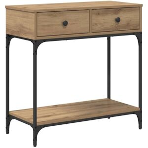 Vidaxl - Console Table Artisan oak 75 x 34.5 x 75 cm Engineered wood Vidaxl - Console Table Artisan oak 75 x 34.5 x 75 cm Engineered wood
