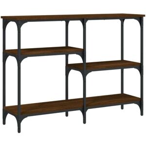 Console Table Brown Oak 102x29x75 cm Engineered Wood Vidaxl Console Table Brown Oak 102x29x75 cm Engineered Wood Vidaxl