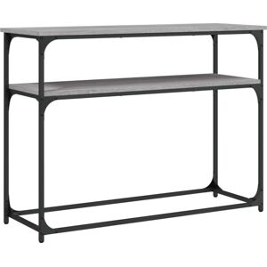 Console Table Grey Sonoma 100x35.5x75 cm Engineered Wood Vidaxl Console Table Grey Sonoma 100x35.5x75 cm Engineered Wood Vidaxl