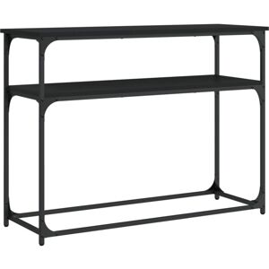 Console Table Black 100x35.5x75 cm Engineered Wood Vidaxl Console Table Black 100x35.5x75 cm Engineered Wood Vidaxl