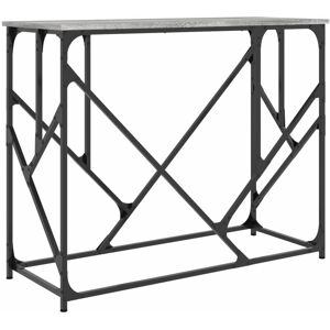 vidaXL Grey Sonoma Console Table 100x40x80 cm - Coffee/Side/End Table vidaXL Grey Sonoma Console Table 100x40x80 cm - Coffee/Side/End Table