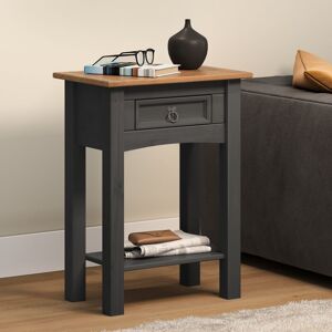 Mercers Furniture - Corona Charcoal 1 Drawer Console Table Mercers Furniture - Corona Charcoal 1 Drawer Console Table