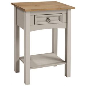 Mercers Furniture - Corona Grey Wax 1 Drawer Console Table Mercers Furniture - Corona Grey Wax 1 Drawer Console Table
