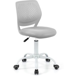 Costway - Kids Desk Chair Ergonomic Adjustable Children Study Chair-Grey Costway - Kids Desk Chair Ergonomic Adjustable Children Study Chair-Grey