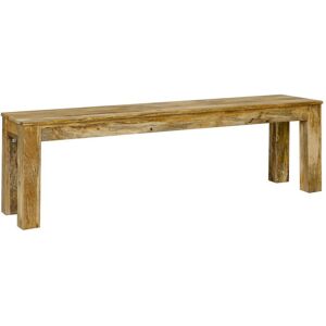 Dakota Bench Large - Mango Wood - L35 x W148 x H45 cm - Light Finish Dakota Bench Large - Mango Wood - L35 x W148 x H45 cm - Light Finish