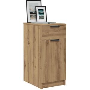 Desk Cabinet Artisan Oak 33x50x75 cm Engineered Wood Vidaxl Desk Cabinet Artisan Oak 33x50x75 cm Engineered Wood Vidaxl