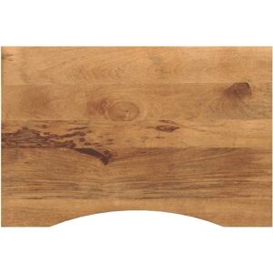 Desk Top with Curve 100x60x2.5 cm Solid Wood Rough Mango vidaXL Desk Top with Curve 100x60x2.5 cm Solid Wood Rough Mango vidaXL