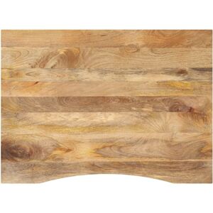 Desk Top with Curve 110x80x2.5 cm Solid Wood Rough Mango vidaXL Desk Top with Curve 110x80x2.5 cm Solid Wood Rough Mango vidaXL