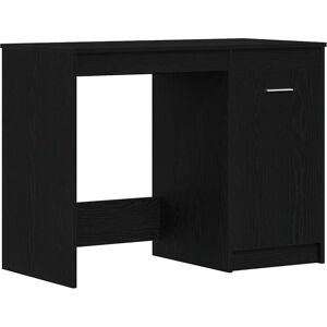 Desk Black oak 100 x 50 x 76 cm Engineered wood Vidaxl Desk Black oak 100 x 50 x 76 cm Engineered wood Vidaxl