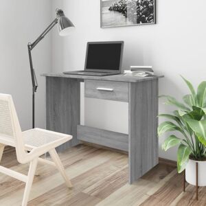 vidaXL Grey Sonoma Desk - Desk, Multi-purpose, Stable vidaXL Grey Sonoma Desk - Desk, Multi-purpose, Stable