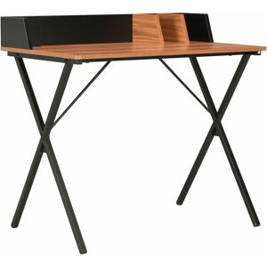 vidaXL Desk Black and Brown 80x50x84 cm - Desk vidaXL Desk Black and Brown 80x50x84 cm - Desk