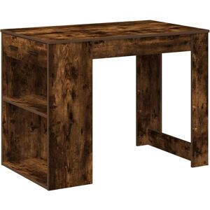 Vidaxl - Desk with Drawer and Shelf Smoked Oak 102x62x77.5 cm Engineered Wood Vidaxl - Desk with Drawer and Shelf Smoked Oak 102x62x77.5 cm Engineered Wood
