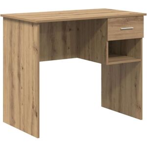 Vidaxl - Desk with Drawer Artisan oak 90 x 49.5 x 75 cm Engineered wood Vidaxl - Desk with Drawer Artisan oak 90 x 49.5 x 75 cm Engineered wood