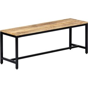 Vidaxl - Dining Bench 120 cm Solid Rough Mango Wood Vidaxl - Dining Bench 120 cm Solid Rough Mango Wood