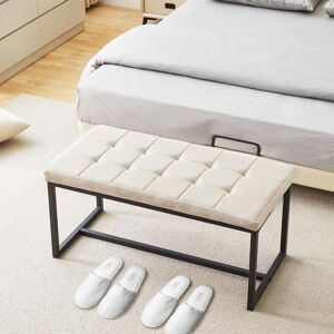 CLIPOP 1PC Dining Room Bench Seat Velvet Padded Cushioned Hallway Benches with Metal Frame Lounge Long Dinner Stool for Kitchen Bedroom Living Room Hallway CLIPOP 1PC Dining Room Bench Seat Velvet Padded Cushioned Hallway Benches with Metal Frame Lounge Long Dinner Stool for Kitchen Bedroom Living Room Hallway