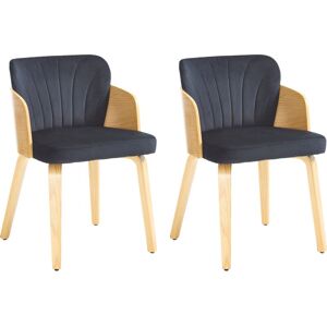 WAHSON OFFICE CHAIRS Dining Chairs 2Pcs in Velvet Padded Kitchen Leisure Chairs with Wood Backrest for Living Room Restaurant, Black, Chairus WAHSON OFFICE CHAIRS Dining Chairs 2Pcs in Velvet Padded Kitchen Leisure Chairs with Wood Backrest for Living Room Restaurant, Black, Chairus