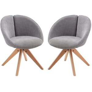 WAHSON OFFICE CHAIRS Dining Chairs Set of 2 in Chenille Upholstered Modern Accent Corner Chairs with Bucket Curved Backrest for Kitchen Living Room, Grey, Wahson WAHSON OFFICE CHAIRS Dining Chairs Set of 2 in Chenille Upholstered Modern Accent Corner Chairs with Bucket Curved Backrest for Kitchen Living Room, Grey, Wahson