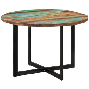 Dining Table 110x75 cm Solid Wood Reclaimed vidaXL Dining Table 110x75 cm Solid Wood Reclaimed vidaXL