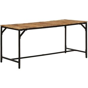 Dining Table 160x80x75 cm Solid Wood Rough Mango Vidaxl Dining Table 160x80x75 cm Solid Wood Rough Mango Vidaxl