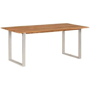 Dining Table 180x90x76 cm Solid Acacia Wood Vidaxl Dining Table 180x90x76 cm Solid Acacia Wood Vidaxl