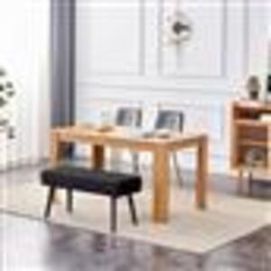 KOSY KOALA Dining Table and 2 Chairs With Bench Oak Effect Wood Table 2 grey Velvet Chairs with 1 Bench Dining Room KOSY KOALA Dining Table and 2 Chairs With Bench Oak Effect Wood Table 2 grey Velvet Chairs with 1 Bench Dining Room