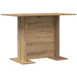 Vidaxl - Dining Table Artisan oak 110 x 60 x 75 cm Engineered wood Vidaxl - Dining Table Artisan oak 110 x 60 x 75 cm Engineered wood