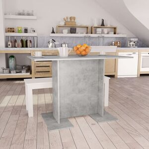 Dining Table Concrete Grey 110x60x75 cm Engineered Wood vidaXL Dining Table Concrete Grey 110x60x75 cm Engineered Wood vidaXL