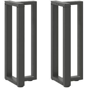 Console Table Legs T-Shaped 2 pcs Anthracite 25x28x(72-73) cm Steel Vidaxl Console Table Legs T-Shaped 2 pcs Anthracite 25x28x(72-73) cm Steel Vidaxl