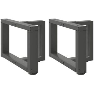 Coffee Table Legs T-Shaped 2 pcs Anthracite 50x25x(30-31) cm Steel Vidaxl Coffee Table Legs T-Shaped 2 pcs Anthracite 50x25x(30-31) cm Steel Vidaxl