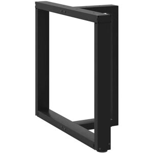Dining Table Legs T-Shaped 2 pcs Black 70x35x(72-73) cm Steel Vidaxl Dining Table Legs T-Shaped 2 pcs Black 70x35x(72-73) cm Steel Vidaxl