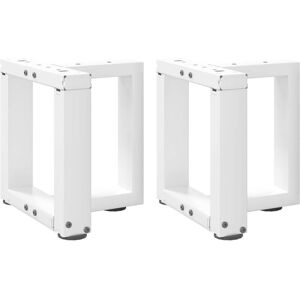 Coffee Table Legs T-Shaped 2 pcs White 30x25x(30-31) cm Steel Vidaxl Coffee Table Legs T-Shaped 2 pcs White 30x25x(30-31) cm Steel Vidaxl