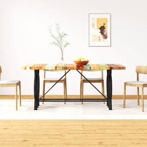 Dining Table Solid Reclaimed Wood 180 cm vidaXL Dining Table Solid Reclaimed Wood 180 cm vidaXL