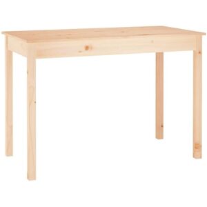 Dining Table 110x55x75 cm Solid Wood Pine Vidaxl Dining Table 110x55x75 cm Solid Wood Pine Vidaxl