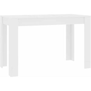 Dining Table White 120x60x76 cm Engineered Wood Vidaxl Dining Table White 120x60x76 cm Engineered Wood Vidaxl
