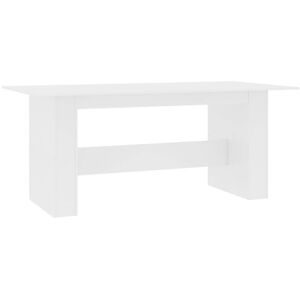 Dining Table White 180x90x76 cm Engineered Wood Vidaxl Dining Table White 180x90x76 cm Engineered Wood Vidaxl